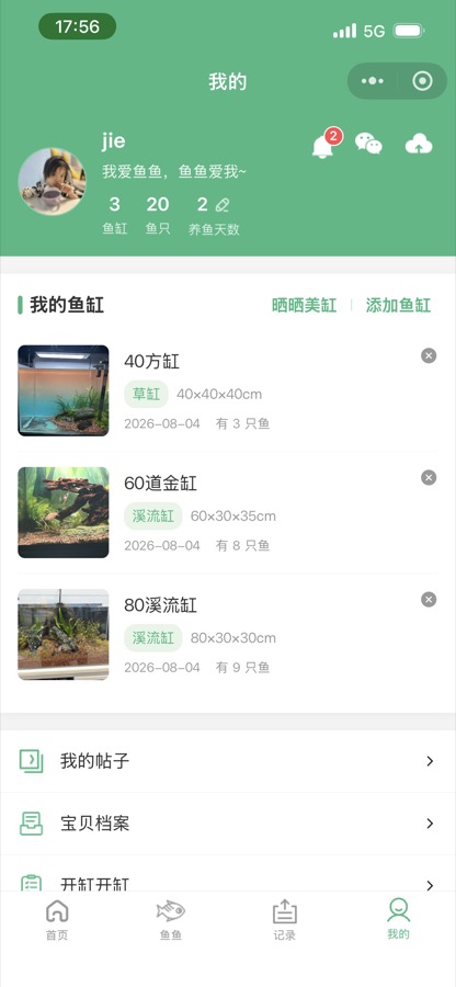 我的页面截图
